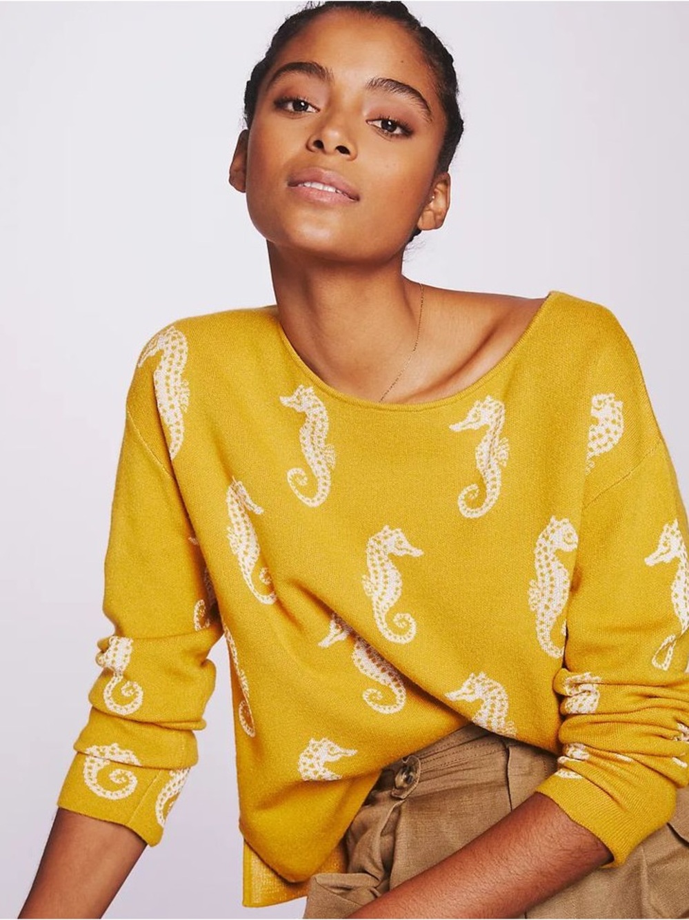 Maeve Seahorse Sweater NWT